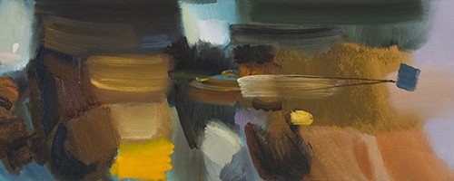 Hitchens John Woodland Coloured Depth 2 John Hitchens (b.1940) Woodland Coloured Depth, oil on canvas, © The Artist, The Charles Wollaston Collection